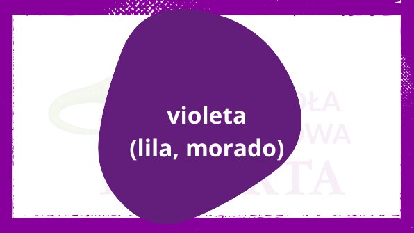 Fioletowy po hiszpańsku: violeta, lila i morado